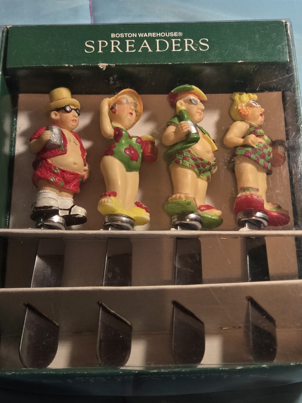 Boston Warehouse 'Spreaders' Cocktail Pick Set - Colorful Beach Party Figures